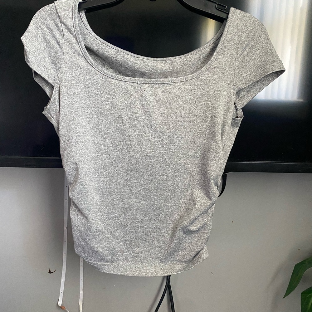 Hollister Gray Crop Top